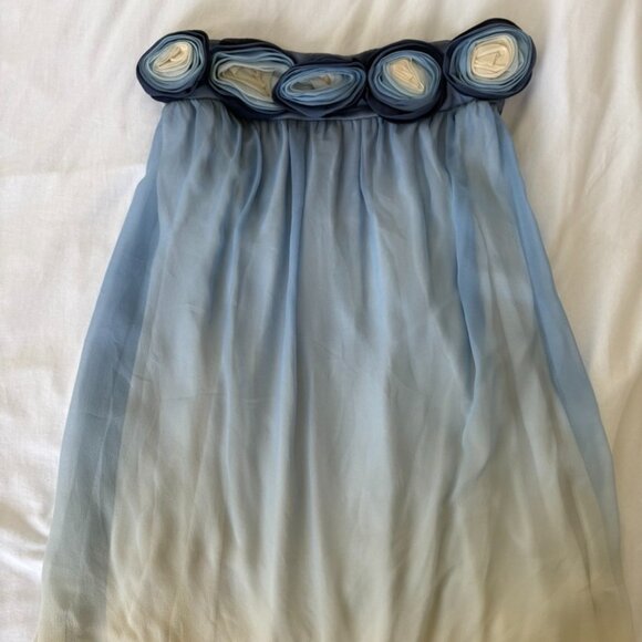Alice + Olivia Blue and White Floral Dress, Size Small - Picture 2 of 2